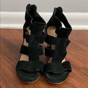 Black Suede Heel